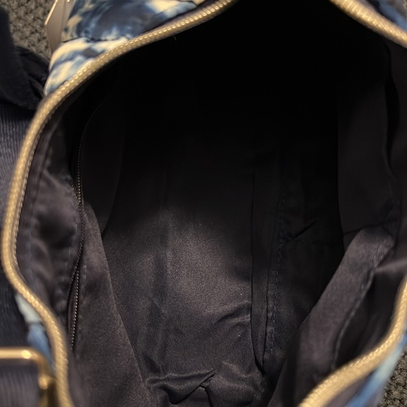 Time and Tru Handbag Tie Dye Crossbody blue and white medium hippie boho indie - Picture 3 of 5